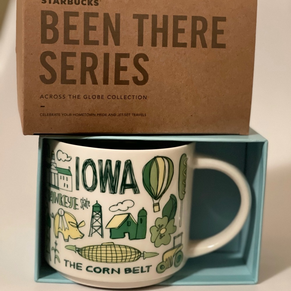 Been there Iowa Starbucks mug